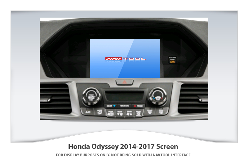 HONDA ODYSSEY 20142017 NAVIGATION VIDEO INTERFACE with BUILTIN HD