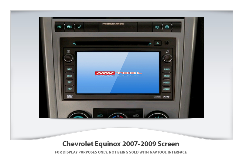 CHEVROLET EQUINOX 20072009 NAVIGATION VIDEO INTERFACE